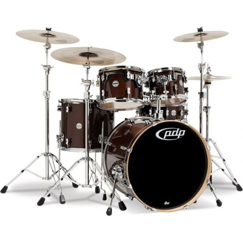 PDP CONCEPT Maple PD805.903 Transparent Walnut Lacquer + Hardware Pack perkusja akustyczna