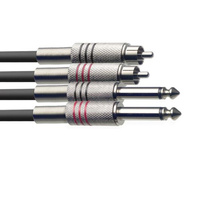Stagg STC060PCM  - podwójny kabel połączeniowy 60cm