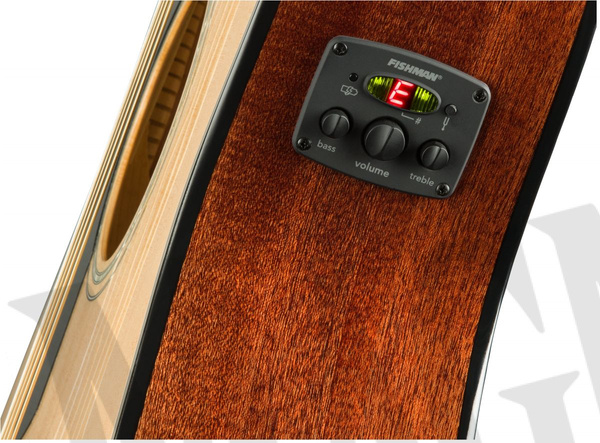 Fender CC-60SCE Left-hand Natural gitara elektroakustyczna