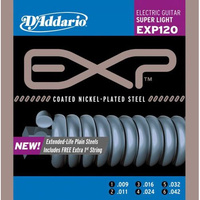 D'Addario EXP 120 struny do gitary elektrycznej