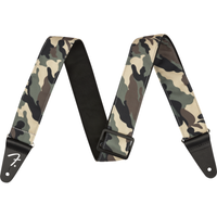 Fender 2&quot; Camo Strap, Woodland pasek