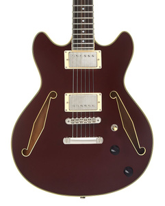 D'Angelico Excel Mini DC Tour Solid Wine gitara elektryczna
