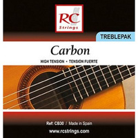 Royal Classics CB30 Carbon Treblepak - Wysokie struny do gitary klasycznej struny do gitary klasycznej