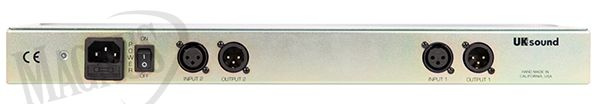UK Sound 73MP Dual Channel Mic Pre 2-kanałowy preamp mikrofonowy