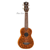 Luna Ukulele Sopranowe - Peace Love ukulele
