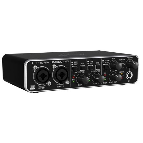 Behringer UMC204HD interfejs audio USB - tylko otwarte