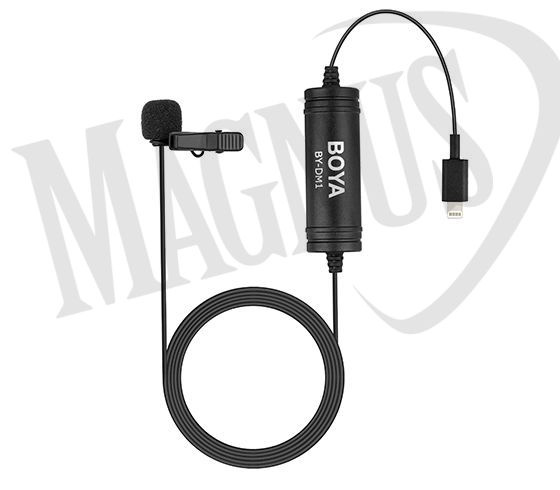 BOYA BY-DM1 błyskawiczny dookólny mikrofon lavalier iOS