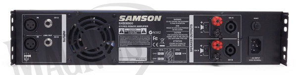 Samson SXD3000 wzmacniacz mocy 2 x 300W/8 , 2 x 450W/4