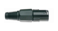 Stagg 926BK- wtyk XLR męski