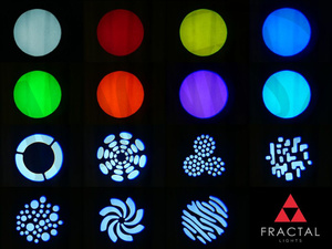 Fractal Lights MINI LED GOBO SPOT 60 W głowica ruchoma