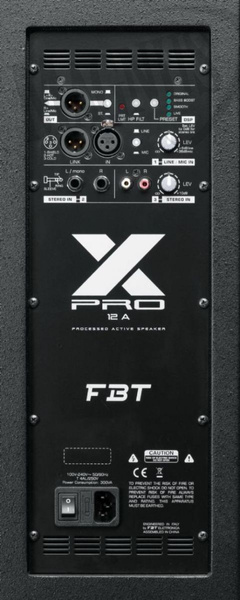 FBT X-Pro 12A - dwudrożna kolumna aktywna kolumna szerokopasmowa aktywna