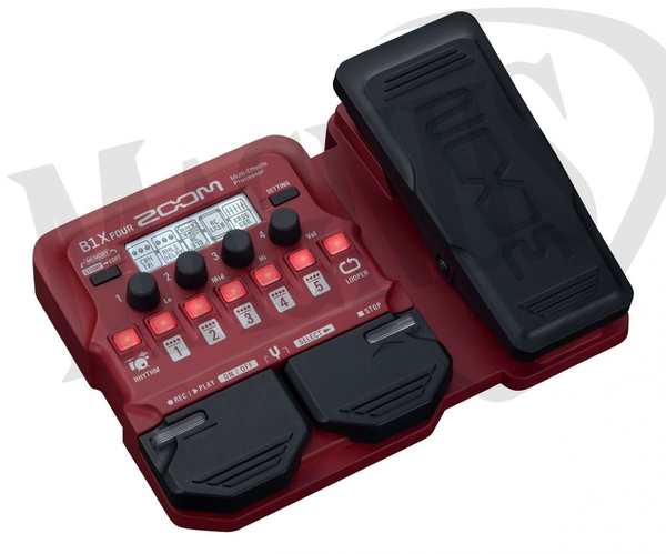 Zoom B1X Four  Multiefekt do gitary basowej z ped. ekspresji