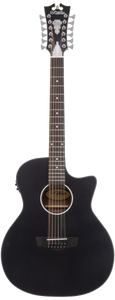 D'angelico Premier Fulton 12 LS Matte Black- gitara elektryczna