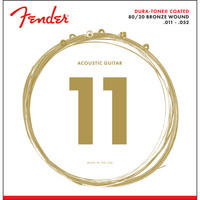 Fender Dura-Tone 880CL 80/20 Coated 11-52 Struny