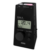Korg KDM 3 BK metronom cyfrowy, 8 brzmień, 19 pattern-ów treningowych