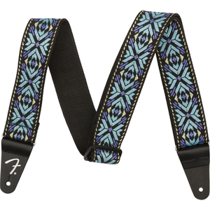 Fender Pasadena Woven Blue Snowflake pasek