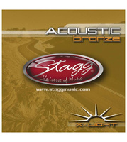 Stagg AC 10-48 BR struny do gitary akustycznej
