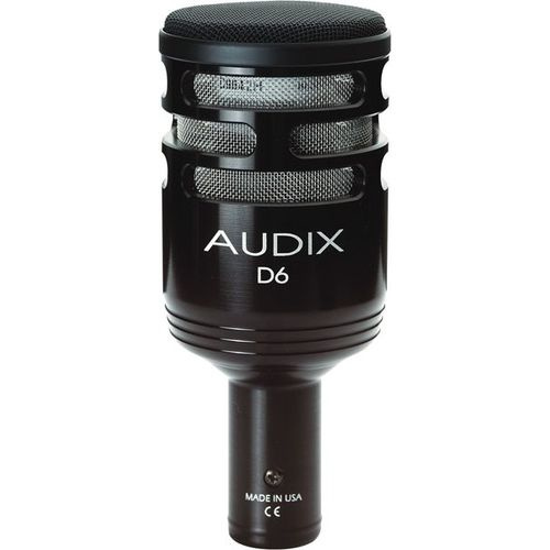 AUDIX D6 - mikrofon instrumentalny mikrofon przewodowy