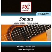 Royal Classics SN10T Sonata Treblepak - Wysokie struny do gitary klasycznej struny do gitary klasycznej
