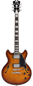 D'Angelico Premier Mini DC Dark Iced Tea Burst - gitara elektryczna