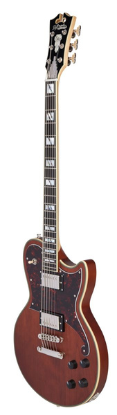 D'Angelico Deluxe Atlantic Baritone Satin Walnut gitara elektryczna