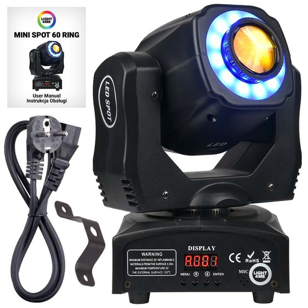 Light4Me Mini Spot 60 Ring LED - ruchoma głowica