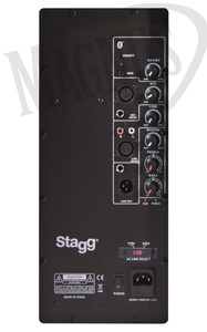 Stagg PMS 12D EU - dwudrożna kolumna aktywna 400W kolumna szerokopasmowa aktywna