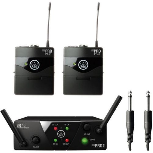 AKG WMS40 Mini2 Instrumental Set BD US25B/D - Mikrofonowy zestaw bezprzewodowy