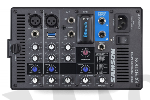 Samson XP300B  zestaw nagłośnieniowy z Bluetooth