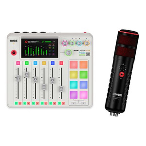 RodeCaster Pro II White stacja robocza do nagrywania + RODE X XDM100 mikrofon