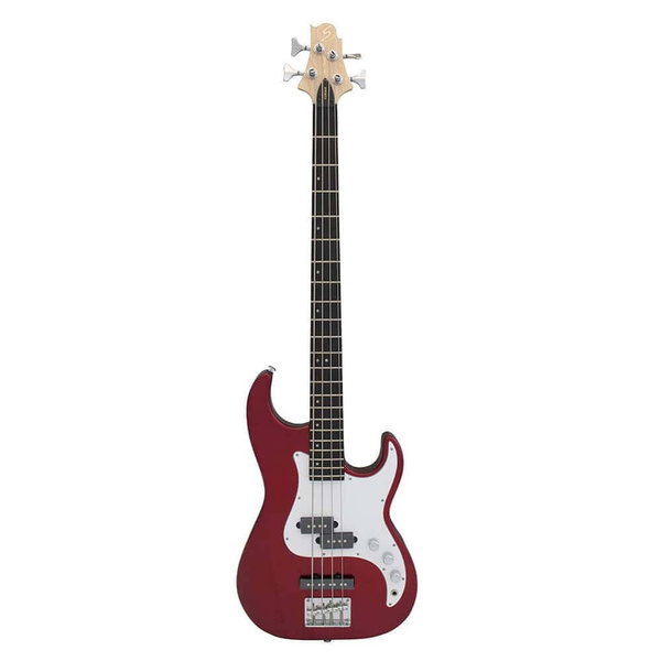 Samick CR-1 MR - gitara basowa - Metallic Red - Powystawowa