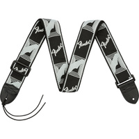 Fender Monogrammed Czarny/Jasny Szary/Ciemny Szary pasek
