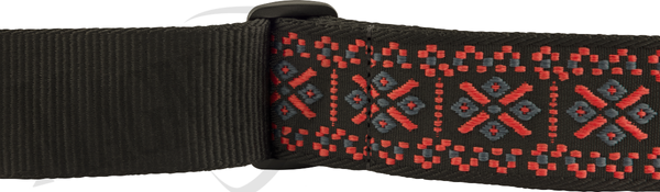 Fender Pasadena Woven Lattice Red pasek