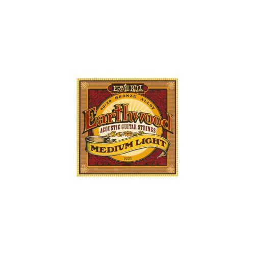 Ernie Ball 2003 Earthwood Medium Light struny do gitary akustycznej