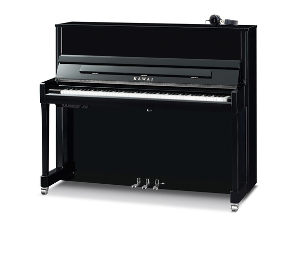 Kawai K-300 ATX4 EP Silver — Pianino akustyczne z hybrydowym systemem AnyTime X4