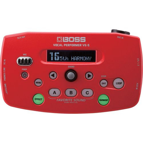 Boss VE-5 RED - procesor wokalowy procesor wokalowy