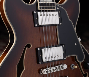 D'Angelico Premier Mini DC Brown Burst gitara elektryczna