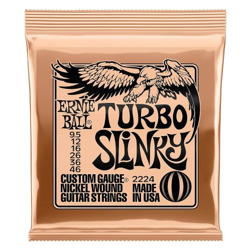 Ernie Ball 2224 Turbo Slinky struny do gitary elektrycznej
