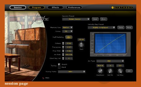 Synthogy Ivory II Upright Pianos oprogramowanie studyjne