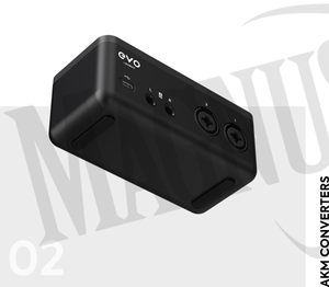 Audient EVO4 interfejs audio USB 2 wejścia/2 wyjścia, innowacyjny tryb Smartgain