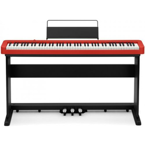 Casio CDP-S160 RD pianino cyfrowe w zestawie ze statywem