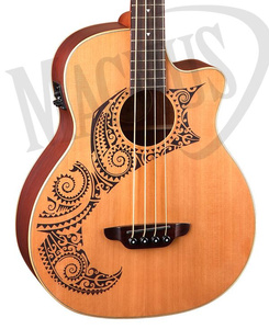 Luna Long Scale Tattoo - gitara basowa elektroakustyczna gitara basowa