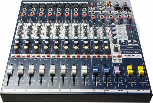 Soundcraft EFX 8 mikser analogowy z procesorem efektów Lexicon