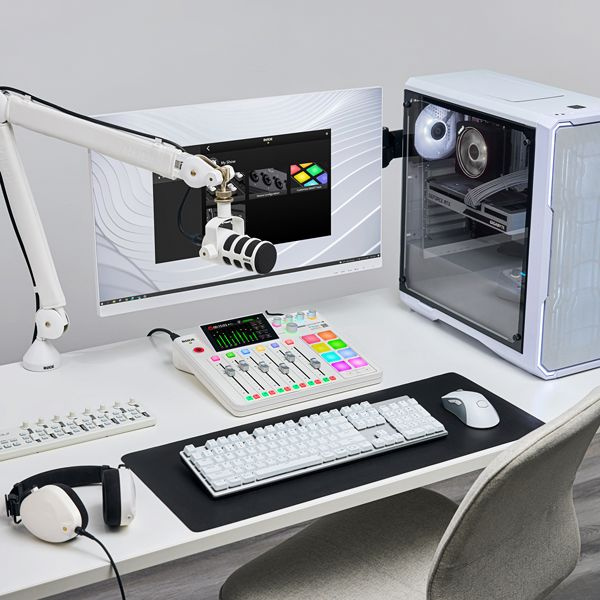 RodeCaster Pro II White stacja robocza do nagrywania