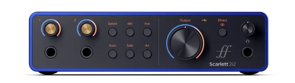 Focusrite Scarlett 2i2 Anniversary Edition  - interfejs audio USB - Gwarancja 5 lat