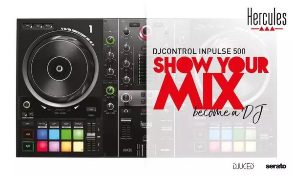 Hercules DJControl Inpulse 500 + KURS GRATIS kontroler DJ