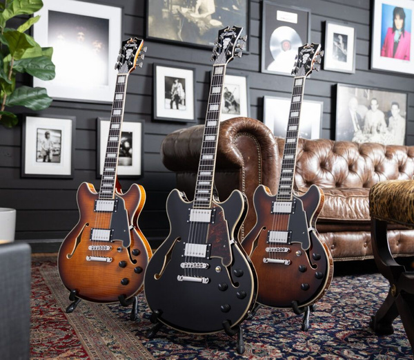 D'Angelico Premier Mini DC Black Flake gitara elektryczna