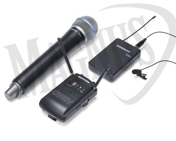 Samson CR88 Camera Combo zestaw bezprz. nakamerowy z dwoma nadajnikami  470-494 MHz