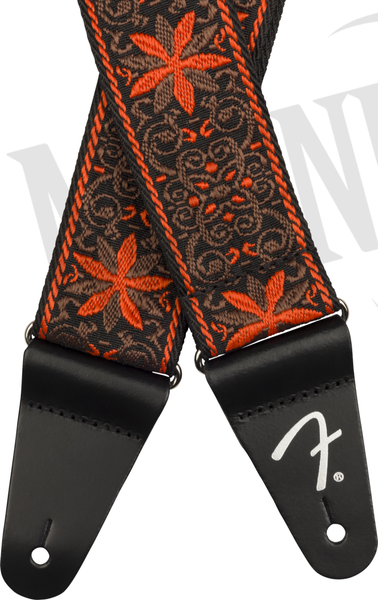 Fender Pasadena Woven Orange Wallflower pasek