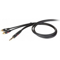 Die Hard DHG540LU3 - Kabel audio stereo jack M - 2 x mono jack M 3m przewód audio